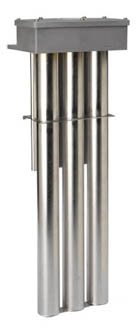 D3 Series, Derated Triple Tube Metal Heaters